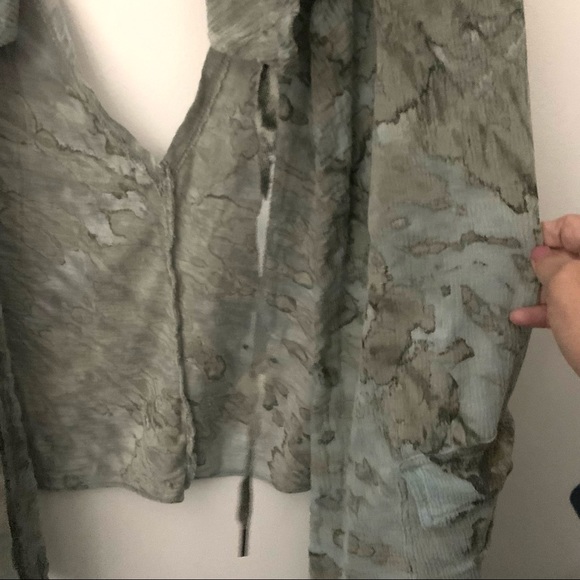 XVCI Maeve Tie Dye Linen Vest NWT - Picture 6 of 13